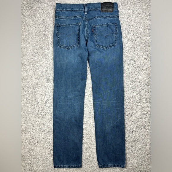 Levi's Jeans Mens 31 x 34 Slim Fit Straight Dark Wash Classic Denim Night Out - Picture 4 of 4